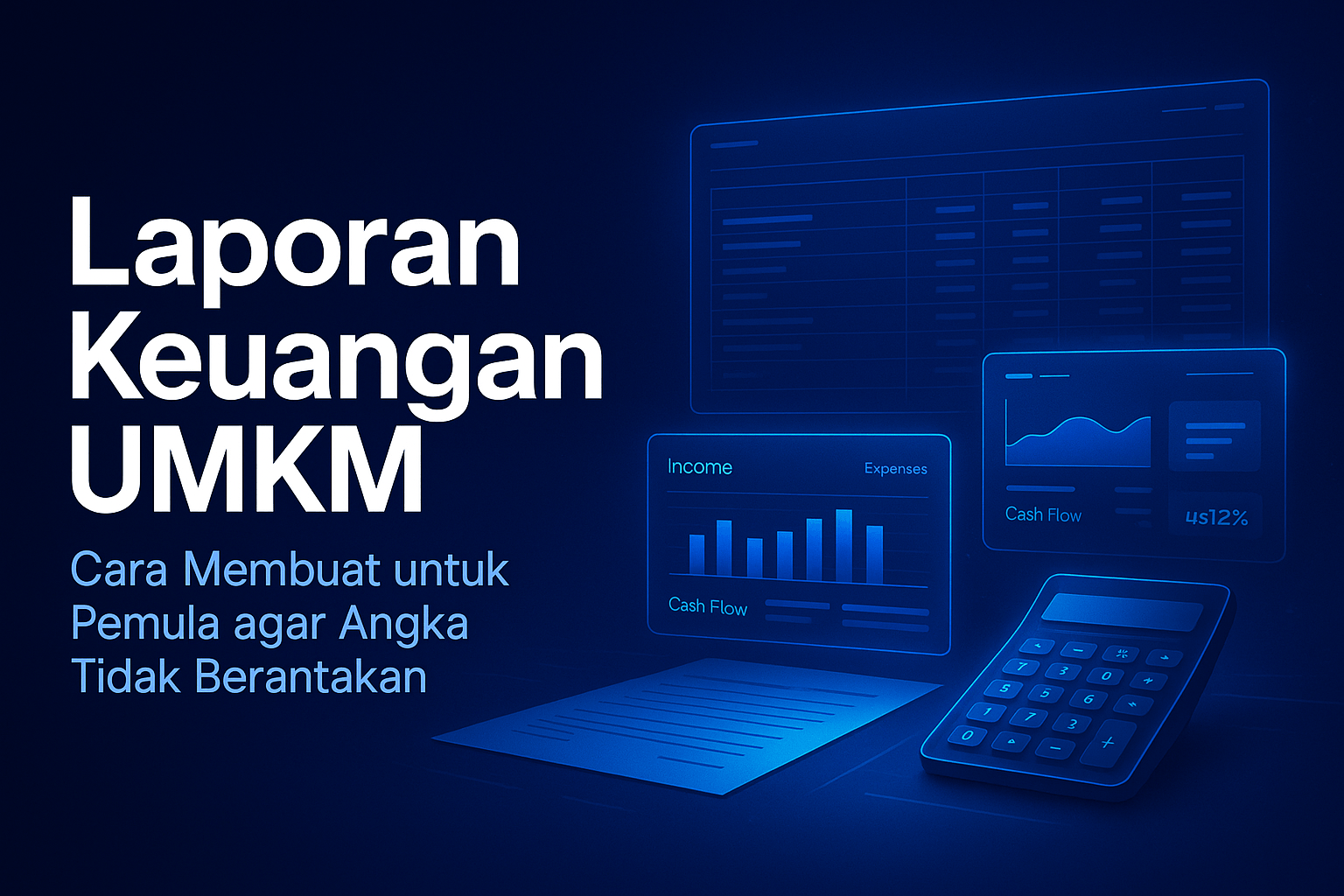 Laporan Keuangan UMKM: Cara Membuat untuk Pemula agar Angka Tidak Berantakan